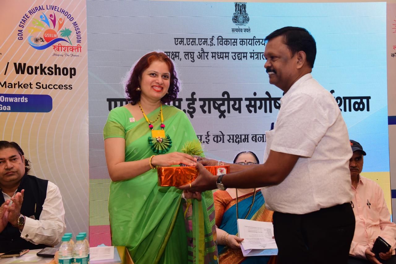 Pallavi Salgaocar at the MSME knowledge-series workshop on digital marketing and AI.